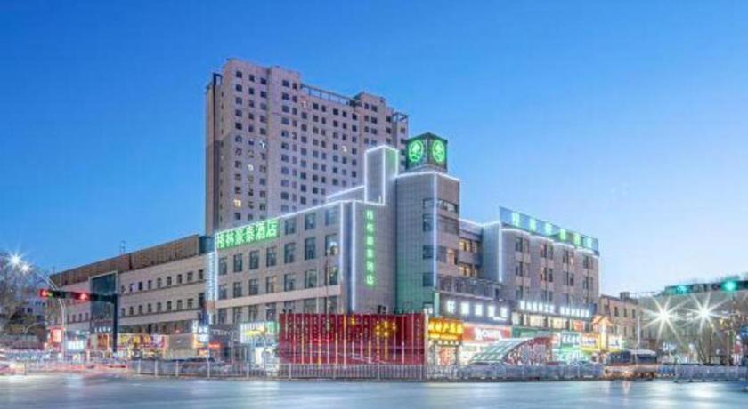 Greentree Inn Geermu Walking Street Business Hotel Golmud Dış mekan fotoğraf